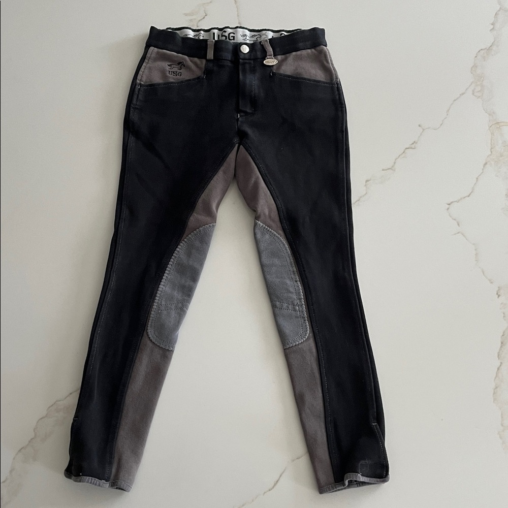 USG Full Seat Mia riding pants breeches size 12